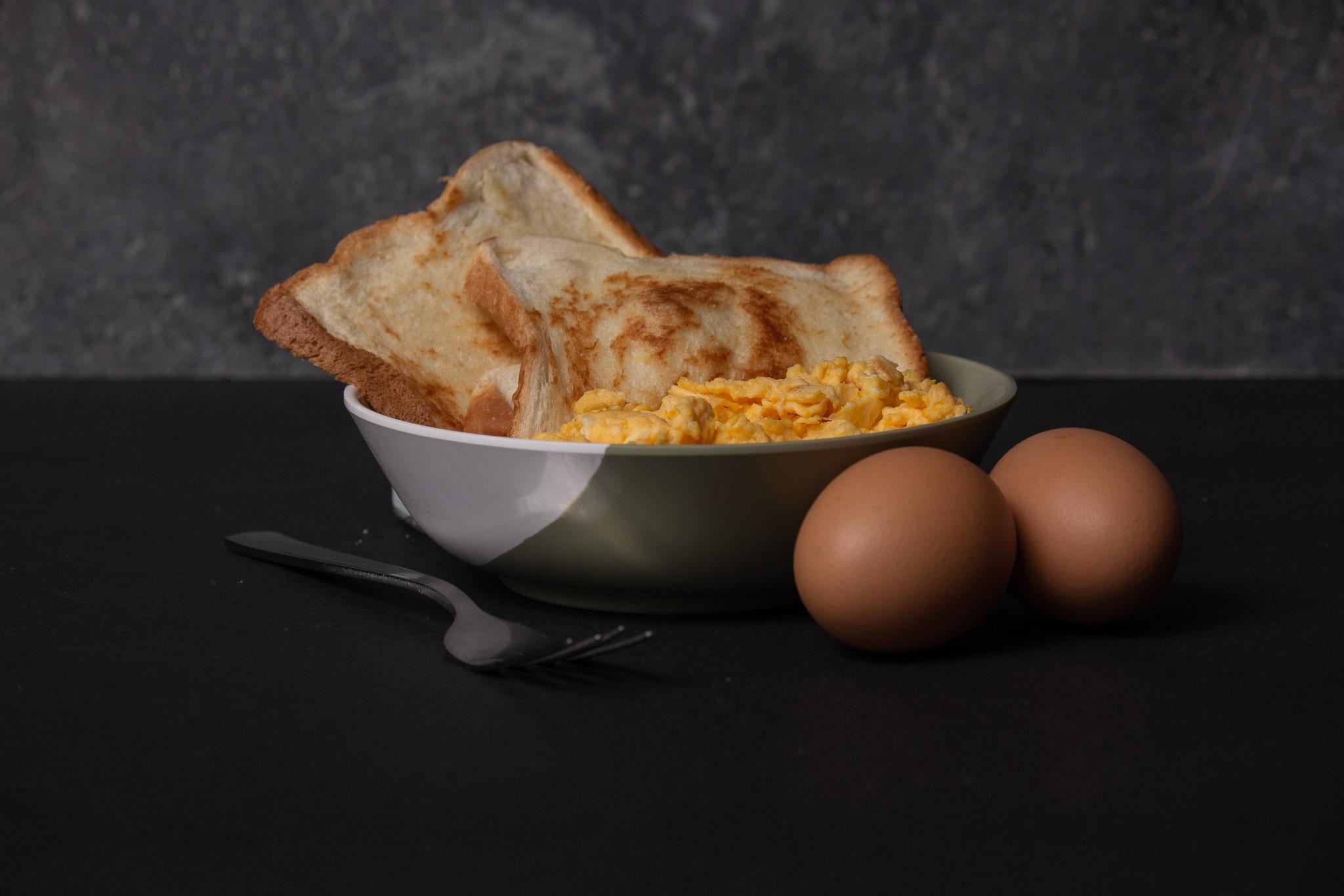 Photography series of student breakfasts