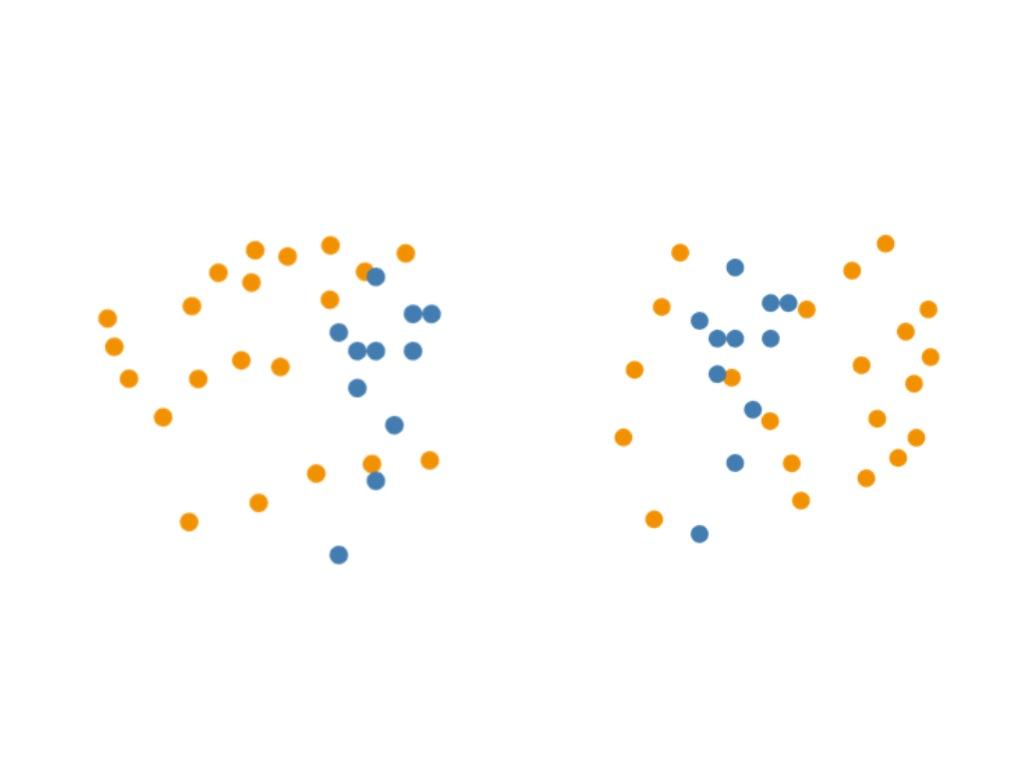 Generative dots responding to motion